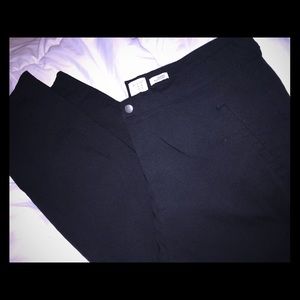 Stretchy black dress pants
